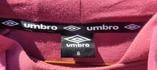 Sudadera Umbro Dama Talla G Guinda Con Gorro (Usado)