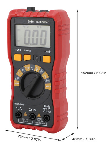 Testador De Multímetro Digital, Capacitor De Tensão, Medidor