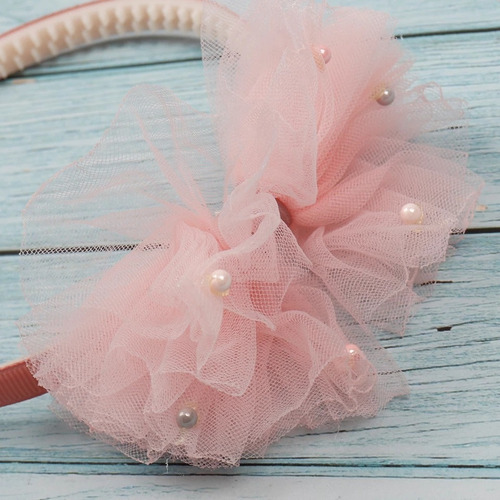 1 Diadema Con Moño De Tul
