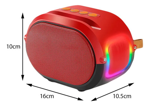Bocina Bluetooth Radio Fm Recargable Inalambrica Portatil