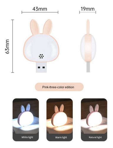 Para Lámpara De Lectura Usb De 22 Unidades, Luz Nocturna