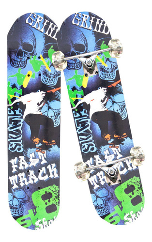 Skate Skateboard Iniciante Completo Madeira Modelos 78 Cm