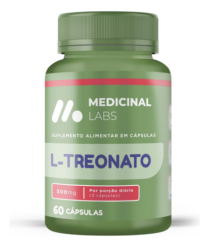 Kit 2 L Treonato 60 Caps Medicinal Labs