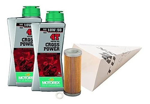 Kit Cambio Aceite 4t Ktm Motorex Cross Power 4t 10w-50