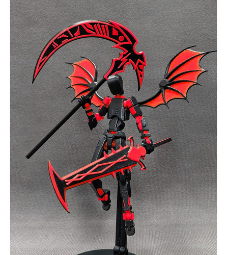 Figura De Acción Robot T13 Lucky 13 14 Cm Rojo
