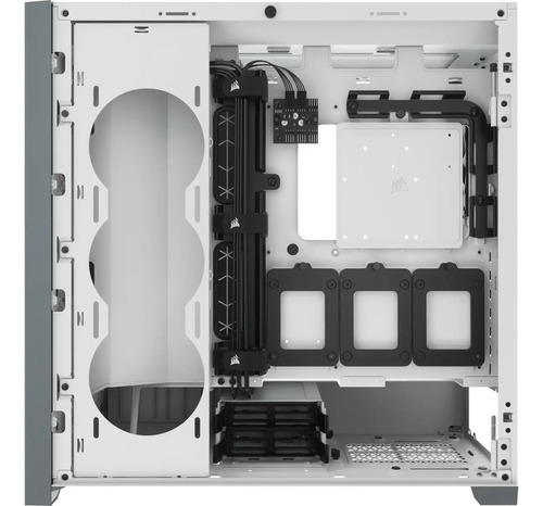 Gabinete branco Corsair Icue 5000d Rgb Airflow Midtower Atx