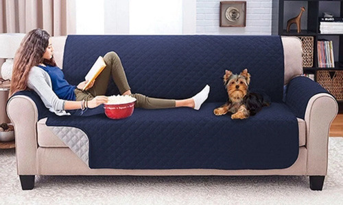 Protector Sofa, Forro, Mueble, Doble Faz 3 Puestos Mascotas