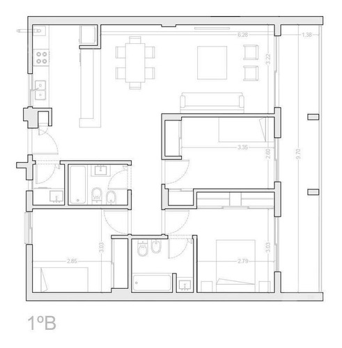 Imagen 25 de 27 de Venta Departamento 4 Ambientes Balcón Belgrano