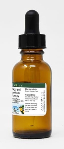 Terravita Extracto Ginkgo Y Espino Sabor Chocolate 1oz X2