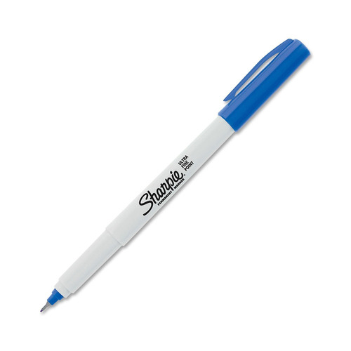 Sharpie Marcador Permanente Ultra Fino Azul - Mosca