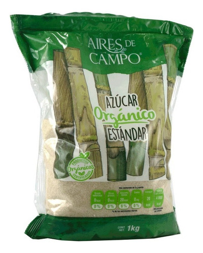 Azúcar Aires de Campo Orgánica 1kg