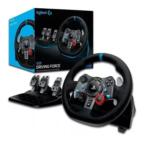 Volante Logitech G29 Driving Force para PS5, PS4, PS3 e PC - 941-000111