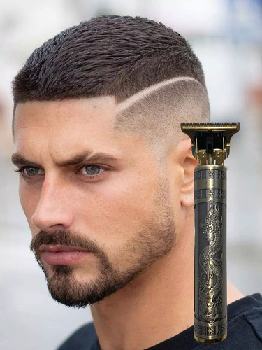 Afeitadora Eléctrica Inalámbrica Para Hombres Dorado Oscuro
