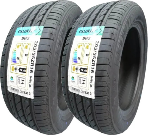 Kit de 2 pneus Delinte DH2 P 205/55R16 94 (670Kg) W