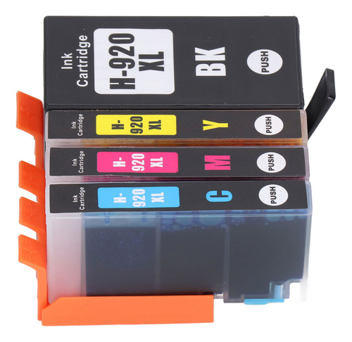 Cartucho De Tinta De 4 Piezas Para Hp Officejet 6000 6500 65
