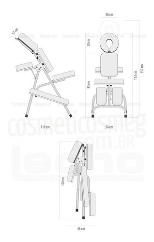 Imagem 2 de 7 de Cadeira Massagem Shiatsu Quick Massage Dobrável Portát Legno