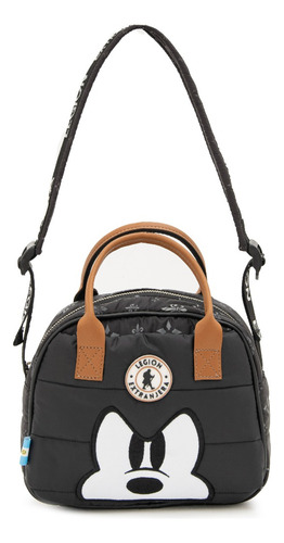 Cartera Sissy Xl Mickey Optic Negro