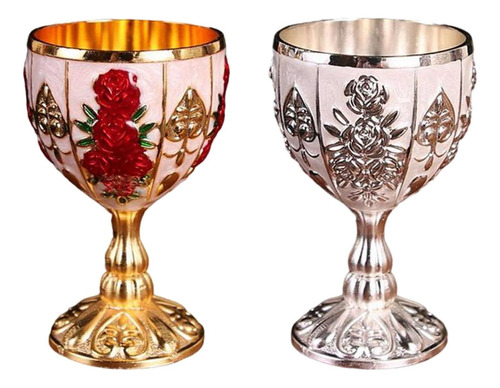 De 2 Piezas Copa En Relieve Copa Elegante Vaso De Vidrio