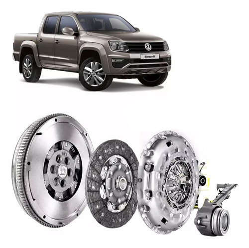 Kit Embrague Con Volante Volkswagen Amarok 2.0 2010-2018 Luk