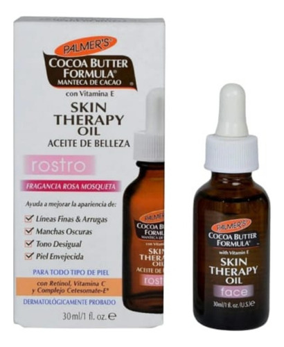 Aceite Facial Palmers Cocoa Butter Fragancia Rosa 30 Ml