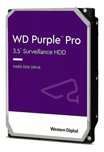 Disco Wd Purple Pro 12tb, Sata 6.0 Gb/s, 256mb Cache, 7200 