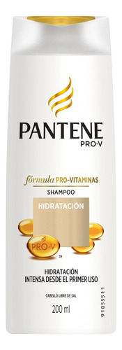 Shampoo Pantene Pro-V Hidratación en botella de 200mL por 1 unidad