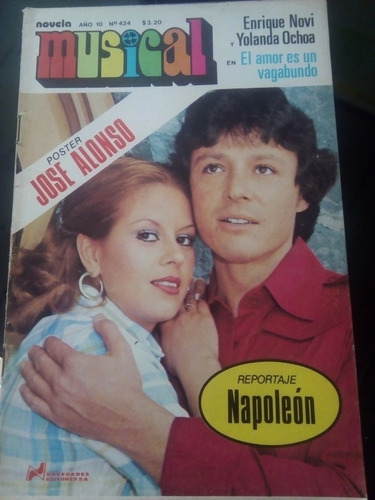 Enrique Novi Y Yolanda Ochoa Fotonovela Musical Lucia Mendez