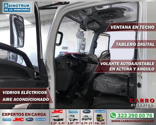 Camión Chasis Sinotruk Howo 5 Toneladas Motor Cummins