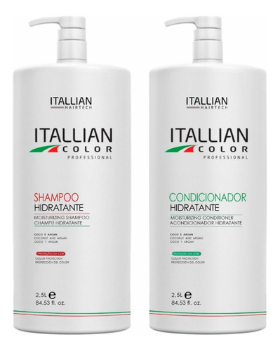 Kit Shampoo E Condicionador Lavatório Itallian Color 2,5l
