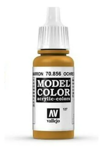 Vallejo Model Color 17ml Pintura Acrílica Color 127 Ocre Marrón 70.856