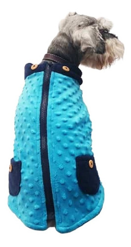 Capa Polar Color Azul/negro P/perro Talla 3 Pet Pals