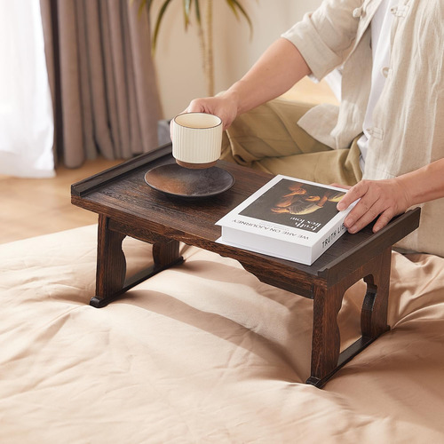 Gzqwdc Mesa De Piso Japonesa Pequeña Mesa De Centro Y Mesa