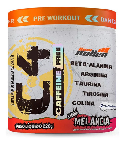 C4 Caffeine Free 220g - New Millen (pré Treino Sem Cafeína) Sabor Melancia