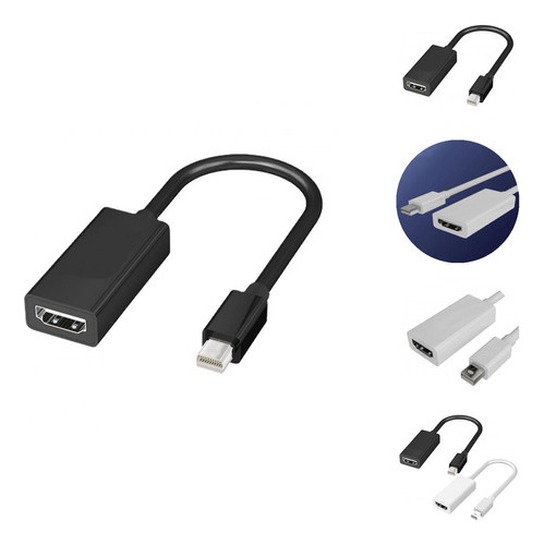 Conector Mini Displayport Macho A Hdmi Hembra Compatible