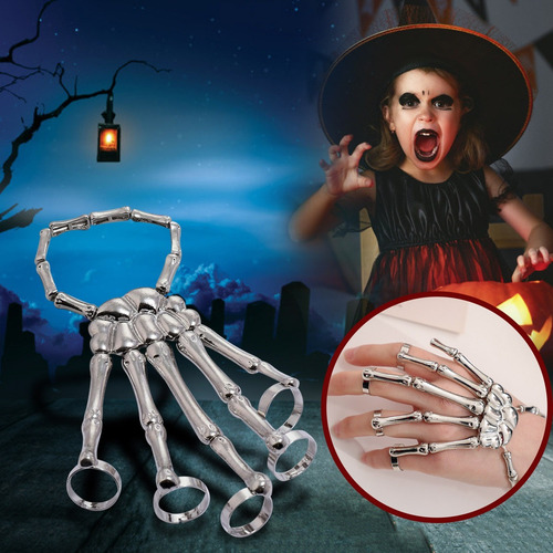Un Diseño De Anillo De Mano De Esqueleto De Juguete Para Dis