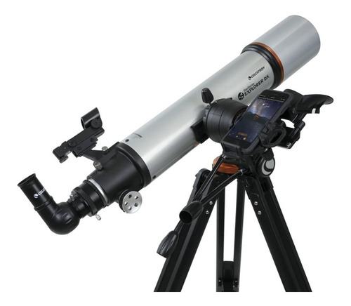 Imagen 1 de 9 de Telescopio Celestron Autoguiado Por Celular Explorer 102 Dx
