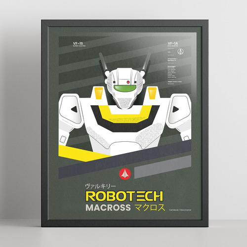 Cuadro 40x50 Robotech / Macross