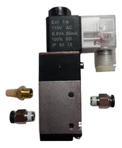 Comprar Electrovalvula Solenoide 3\u002F2 Neumatica Conectores Completa