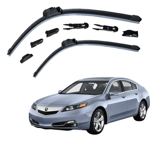 2 Plumas Limpiaparabrisas Reluvsa P/ Acura Tsx 2009