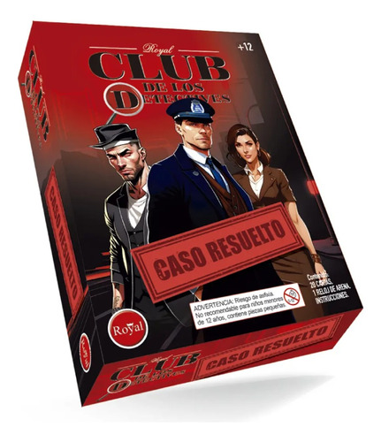 Juego Caso Resuelto Descubre Club De Detectives Royal  Febo 