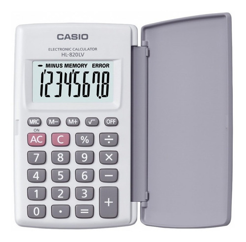 Calculadora Marca Casio Modelo Hl820 Pantalla 8 Dígitos