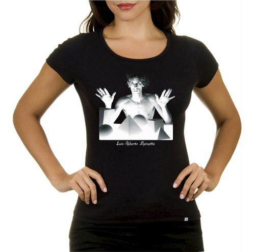 Remeras Mujer Spinetta Pescado Rabioso 16 Digital Stamp Dtg