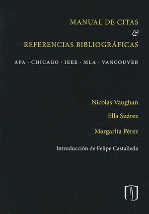 Libro Manual De Citas & Referencias Bibliograficas