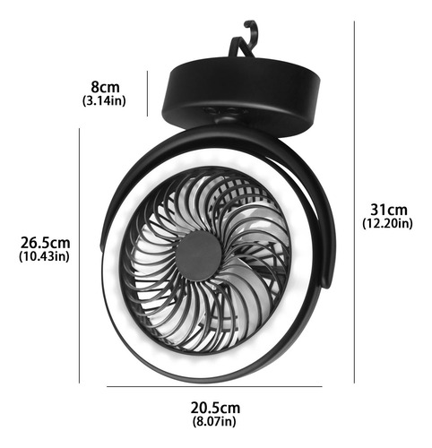 Linterna De Camping L Con Ventilador De Carga Que Puede CoLG