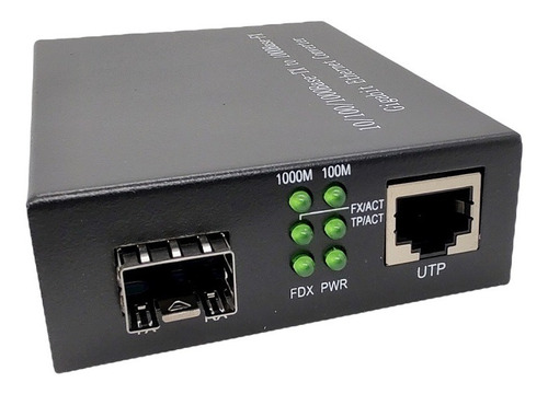 Conversor De Fibra 20km 10/100/1000 Hl-2011-sfp 1port Sfp