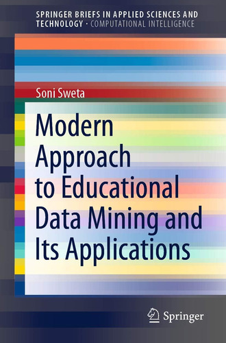 Libro: Modern To Educational Data Mining And Its (springerbr