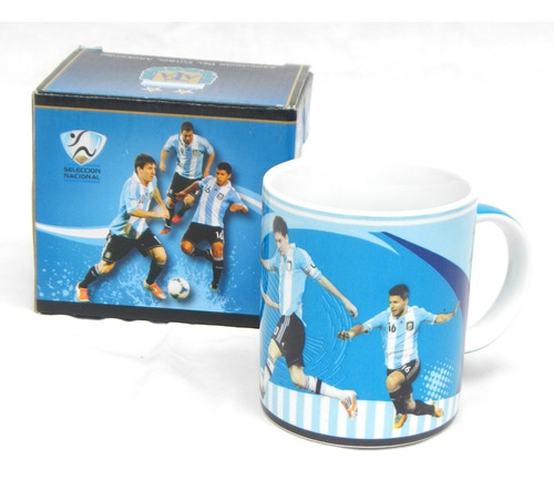 Imagen 1 de 5 de Taza De Ceramica Original Afa Messi Futbol Argentino