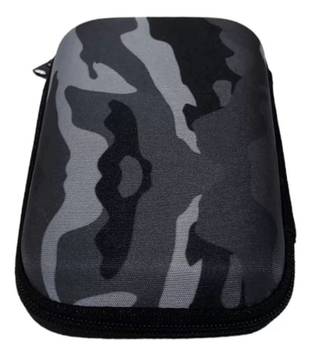 Case Rigido Estojo Universal Para Hd Ssd Externo Camuflado