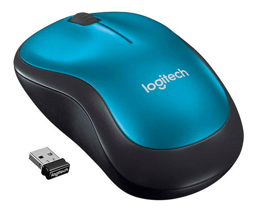 Mouse Logitech M185 Optico Usb Plug & Play 1,000 Dpi Blue
