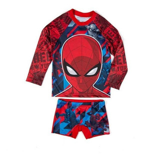 traje de baño spiderman niño